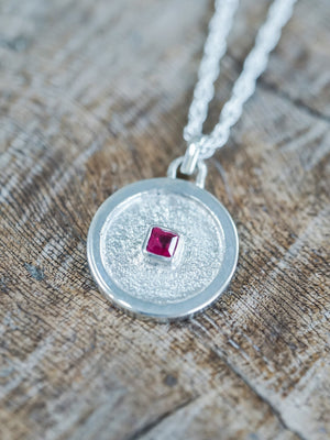 Ruby Coin Necklace - Gardens of the Sun | Ethical Jewelry