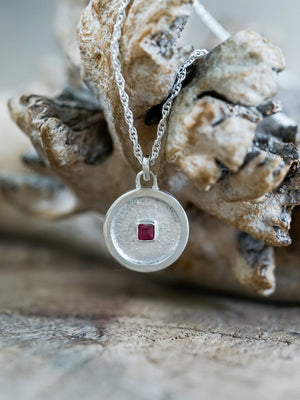 Ruby Coin Necklace - Gardens of the Sun | Ethical Jewelry
