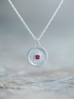 Ruby Coin Necklace - Gardens of the Sun | Ethical Jewelry