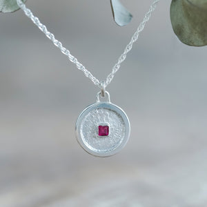 Ruby Coin Necklace - Gardens of the Sun | Ethical Jewelry