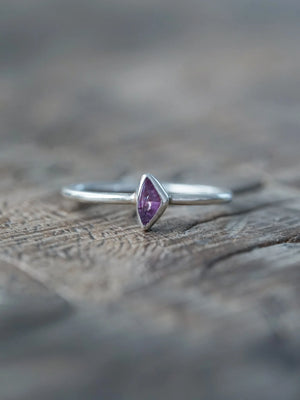 Buff Top Pink Sapphire Ring - Gardens of the Sun | Ethical Jewelry
