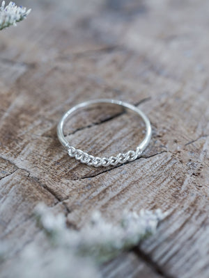 Semi Chain Ring - Gardens of the Sun | Ethical Jewelry