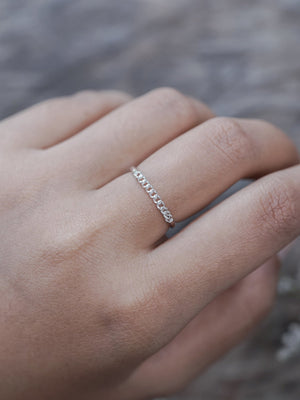 Semi Chain Ring - Gardens of the Sun | Ethical Jewelry