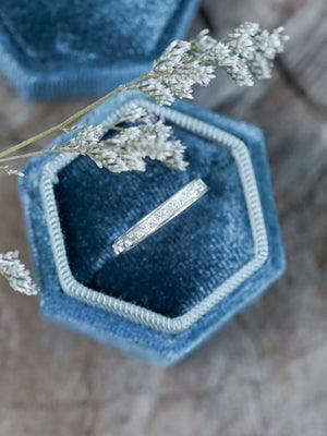 Side Patterned Band - Gardens of the Sun | Ethical Jewelry