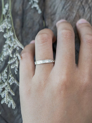 Side Patterned Band - Gardens of the Sun | Ethical Jewelry