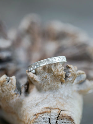 Side Patterned Band - Gardens of the Sun | Ethical Jewelry