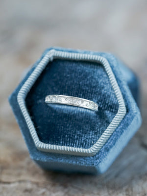 Side Patterned Band - Gardens of the Sun | Ethical Jewelry