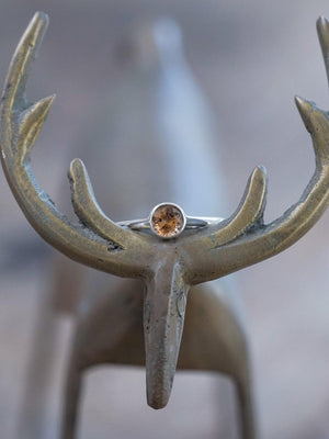 Solitaire Zircon Ring - Gardens of the Sun | Ethical Jewelry