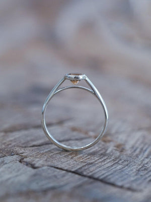 Solitaire Zircon Ring - Gardens of the Sun | Ethical Jewelry