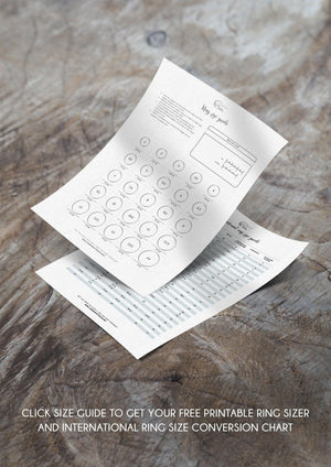 Square Salt and Pepper Diamond Ring in Eco Gold - Gardens of the Sun | Ethical Jewelry