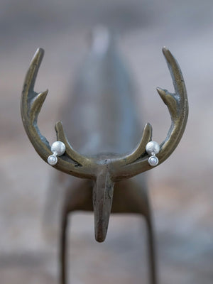 Stardust Pearl Earrings - Gardens of the Sun | Ethical Jewelry