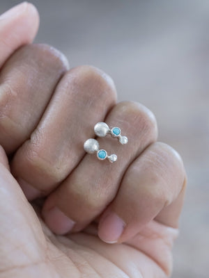 Stardust Turquoise Earrings - Gardens of the Sun | Ethical Jewelry