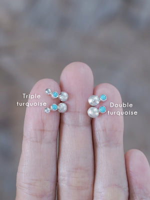 Stardust Turquoise Earrings - Gardens of the Sun | Ethical Jewelry