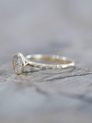Sun Diamond Engagement Ring - Gardens of the Sun | Ethical Jewelry