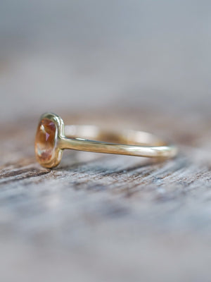 Sunstorm Bicolor Sapphire Ring in Ethical Gold - Gardens of the Sun | Ethical Jewelry