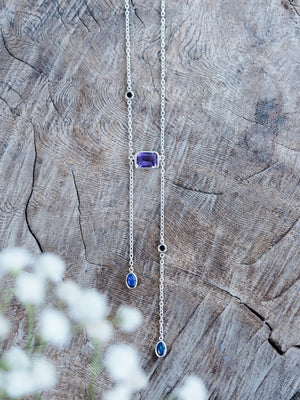 Supernova Amethyst, Opal and Spinel Necklace - Gardens of the Sun | Ethical Jewelry