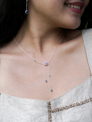 Supernova Amethyst, Opal and Spinel Necklace - Gardens of the Sun | Ethical Jewelry