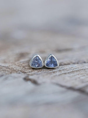 Tanzanite Earrings - Gardens of the Sun | Ethical Jewelry
