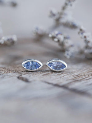 Tanzanite Earrings - Gardens of the Sun | Ethical Jewelry