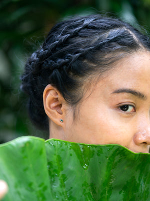 Teal Tourmaline Earrings - Gardens of the Sun | Ethical Jewelry
