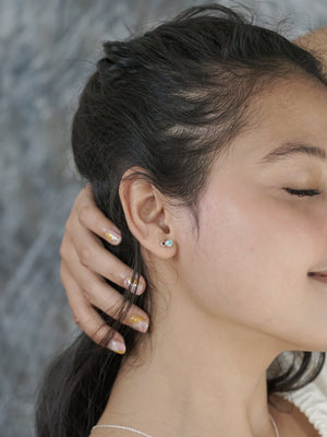 Topaz and Amethyst Earrings - Gardens of the Sun | Ethical Jewelry