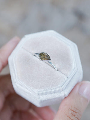 Tourmaline Leaf Ring - Gardens of the Sun | Ethical Jewelry