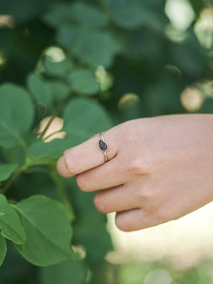 Tourmaline Leaf Ring - Gardens of the Sun | Ethical Jewelry