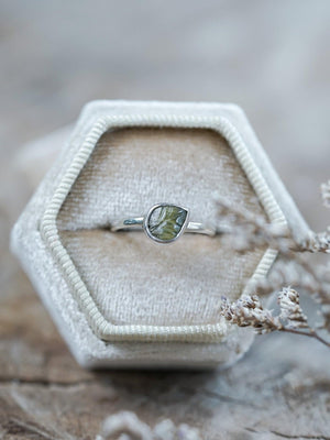 Tourmaline Leaf Ring - Gardens of the Sun | Ethical Jewelry