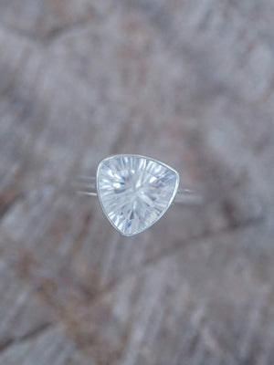 Triangle Quartz Ring - Gardens of the Sun | Ethical Jewelry