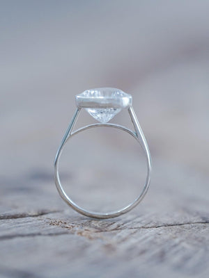 Triangle Quartz Ring - Gardens of the Sun | Ethical Jewelry