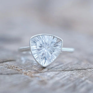 Triangle Quartz Ring - Gardens of the Sun | Ethical Jewelry