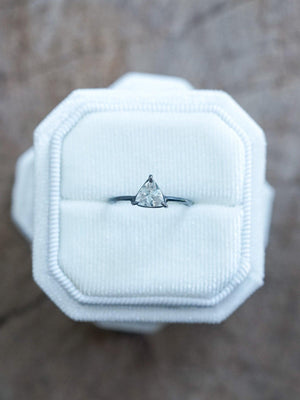 Trillion Aquamarine Ring - Gardens of the Sun | Ethical Jewelry