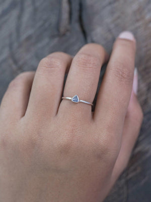 Trillion Tanzanite Ring - Gardens of the Sun | Ethical Jewelry