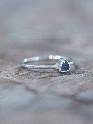 Trillion Tanzanite Ring - Gardens of the Sun | Ethical Jewelry