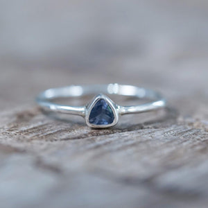 Trillion Tanzanite Ring - Gardens of the Sun | Ethical Jewelry
