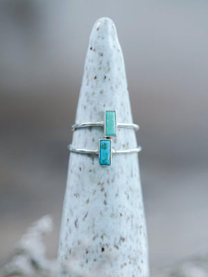Turquoise Bar Ring - Gardens of the Sun | Ethical Jewelry