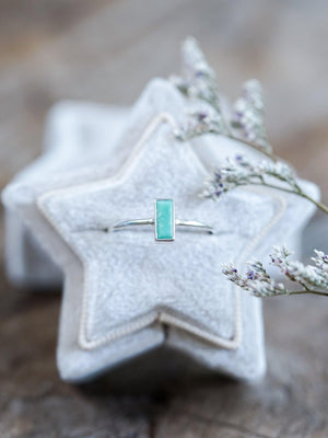 Turquoise Bar Ring - Gardens of the Sun | Ethical Jewelry