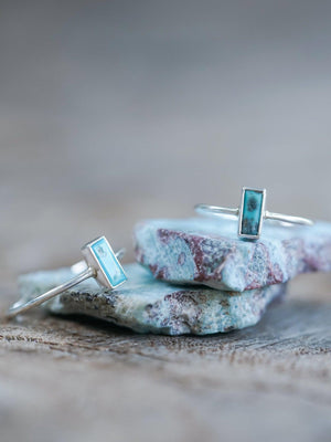 Turquoise Bar Ring - Gardens of the Sun | Ethical Jewelry