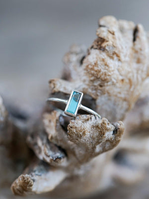 Turquoise Bar Ring - Gardens of the Sun | Ethical Jewelry
