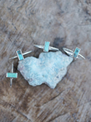 Turquoise Bar Ring - Gardens of the Sun | Ethical Jewelry
