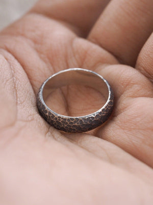 Turtle Wedding Band in Silver - Gardens of the Sun | Ethical Jewelry