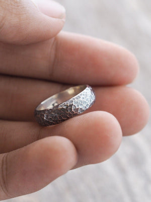 Turtle Wedding Band in Silver - Gardens of the Sun | Ethical Jewelry