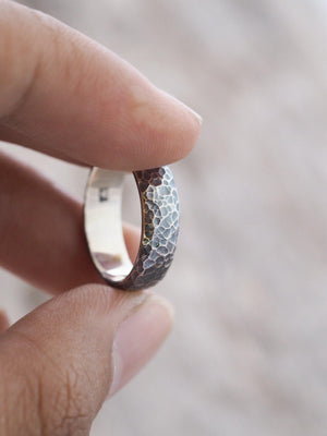 Turtle Wedding Band in Silver - Gardens of the Sun | Ethical Jewelry