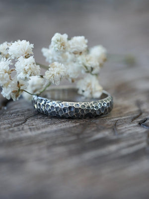Turtle Wedding Band in Silver - Gardens of the Sun | Ethical Jewelry
