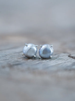 Unconventional Pearl Earrings - Gardens of the Sun | Ethical Jewelry