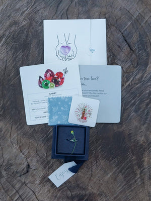 V-shaped Nesting Band - Gardens of the Sun | Ethical Jewelry