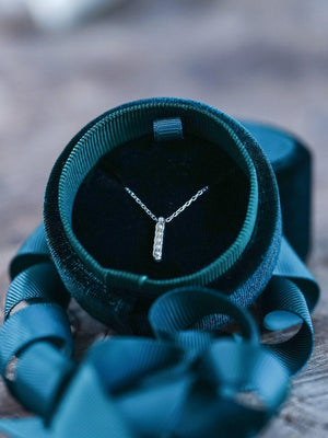 Velvet Jewelry Box with Ribbon - Gardens of the Sun | Ethical Jewelry