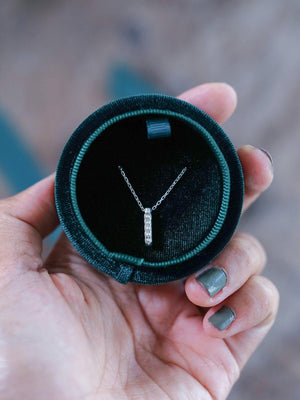 Velvet Jewelry Box with Ribbon - Gardens of the Sun | Ethical Jewelry