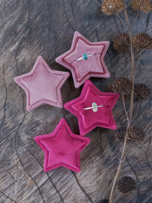 Velvet Star Ring Box - Gardens of the Sun | Ethical Jewelry