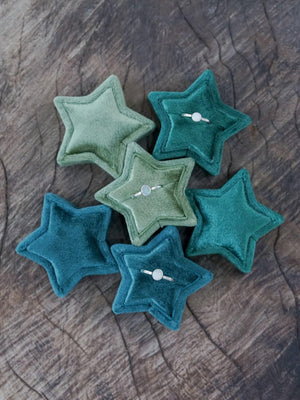 Velvet Star Ring Box - Gardens of the Sun | Ethical Jewelry
